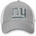 Women's New York Giants NFL Pro Line by Fanatics Branded Heathered Gray/White Lux Slate Trucker Adjustable Hat 2998661